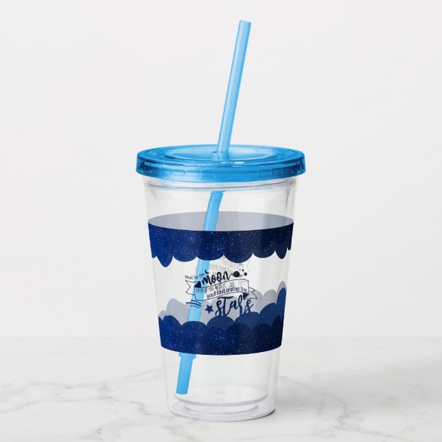 Moon Acryltrinkbecher (Rückseite)