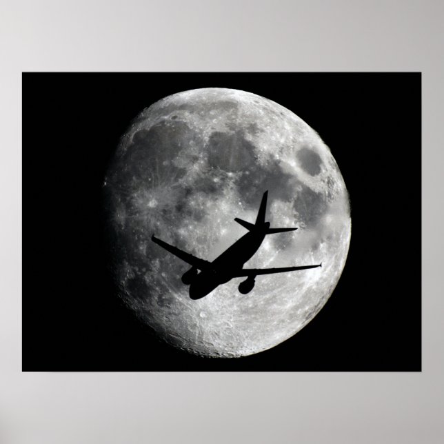 Moon Aircraft Poster (Vorne)