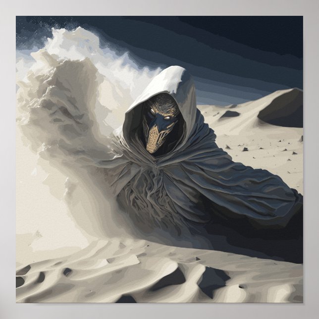 Moon Alien Poster (Vorne)