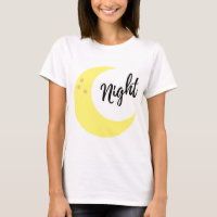 Moon and night wish Design T - Shirt