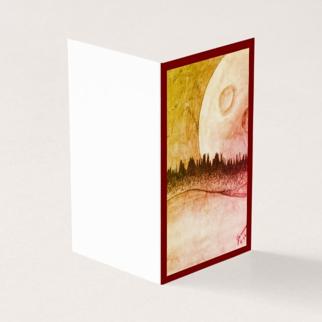 Moon and Planet - Rot (Vorderseite)