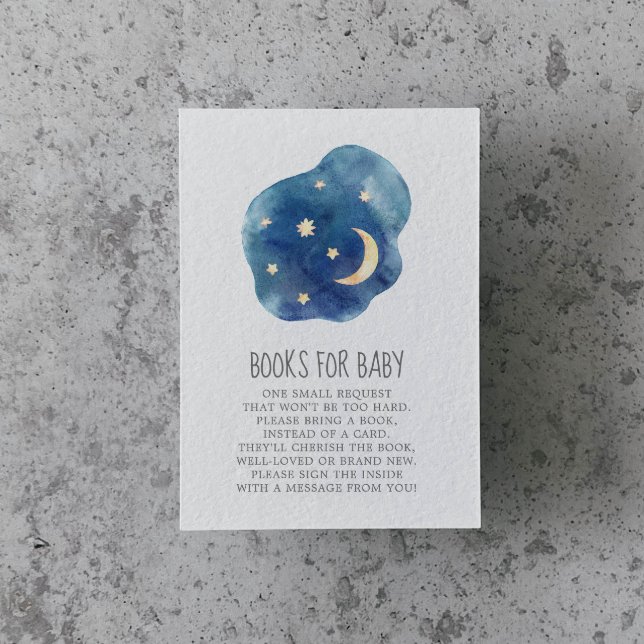Moon and Stars Baby Books for Baby Begleitkarte (Von Creator hochgeladen)