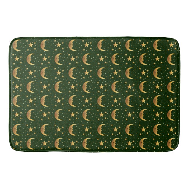 Moon and Stars Bath Mat Badematte (Vorderseite)
