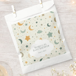 Moon and Stars Boho Baby Adoption Dusche Geschenktütchen