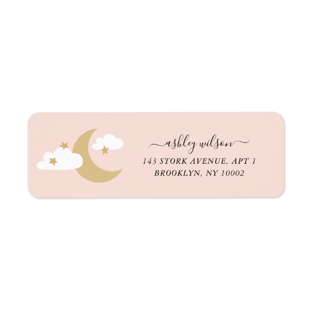 Moon and Stars Script Moderne Skripte Gold und Ros (Vorne)