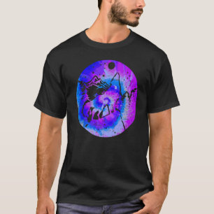 Moon and Wolf Wolves Wildtiere T-Shirt