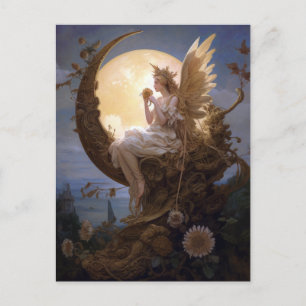 Moon Angel Fantasy Art Postkarte
