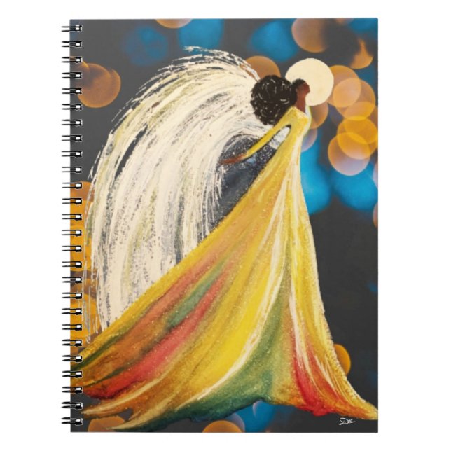Moon Angel - SpiralNotebook Notizblock (Vorderseite)