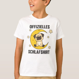 Moon Animal Mops Offiziell Sleep Shirt Hunde Stern