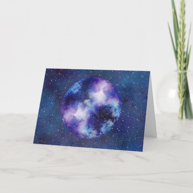 Moon Art Karte (Vorderseite)