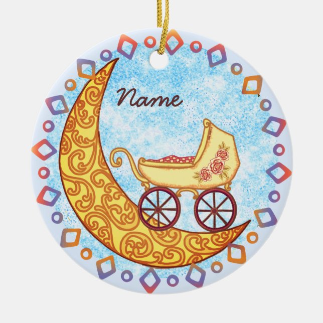 Moon Baby Ornament (Vorne)