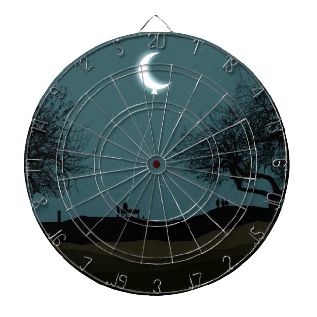 Moon Balloon Dartscheibe (vorne)