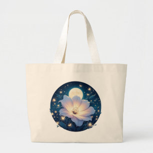Moon Blume Design Jumbo Stoffbeutel