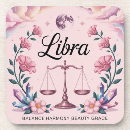 Moon Blume Kristalle Libra Untersetzer Set