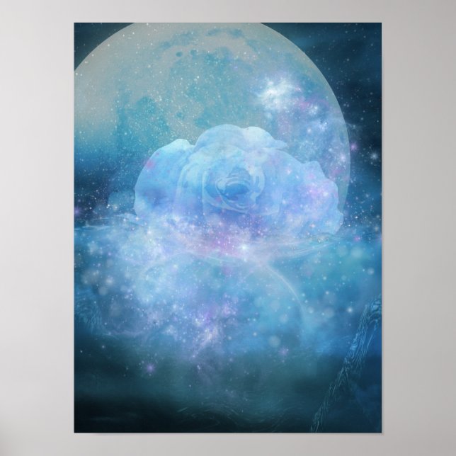 Moon Blume Poster (Vorne)