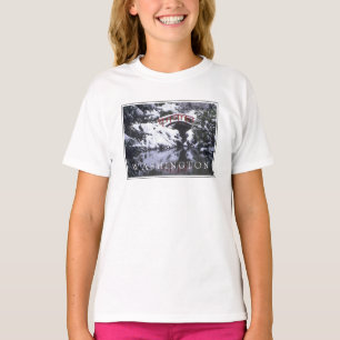 Moon Bridge & Pond im Winter   Seattle, Washington T-Shirt
