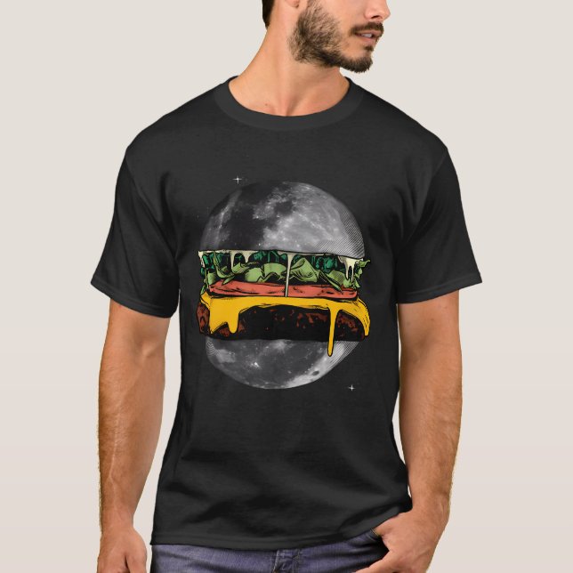 Moon Burger T-Shirt (Vorderseite)