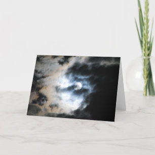 Moon Card 2 Feiertagskarte