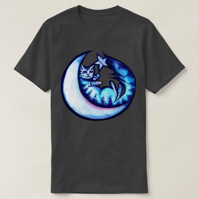 Moon Cat2 T-Shirt (Design vorne)
