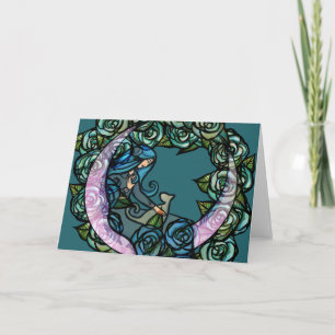 Moon Cat Goddesss MoonChild Cats Karte