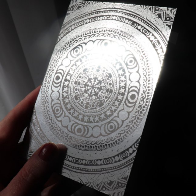 Moon Child Mandala Triple Moon Hexe Folienkarte (Von Creator hochgeladen)