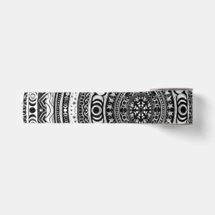 Moon Child Mandala Triple Moon Hexe Satinband