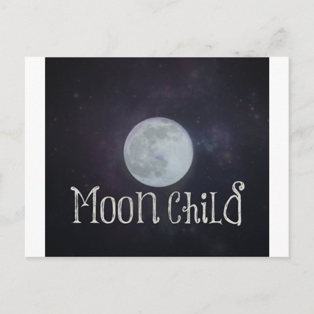 Moon Child Postkarte (Vorderseite)