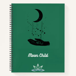 Moon Child Spiral Notebook Notizbuch