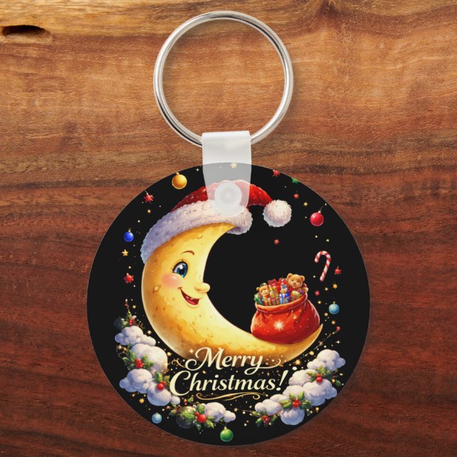moon christmas schlüsselanhänger (Rückseite)
