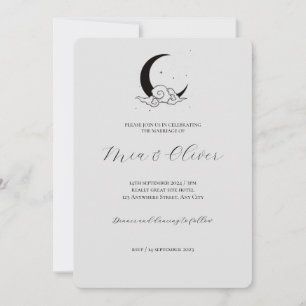 Moon Cloud Faire-part de mariage