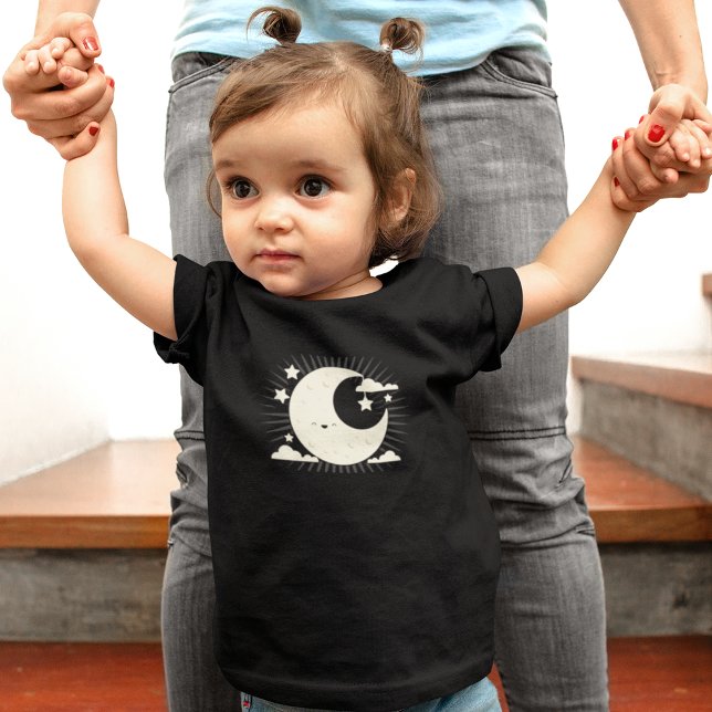 Moon Collage Baby Cartoon T-shirt (Von Creator hochgeladen)