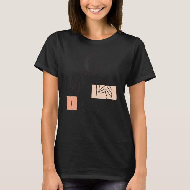 Moon Crystal Power Healing Hands T-Shirt (Vorderseite)