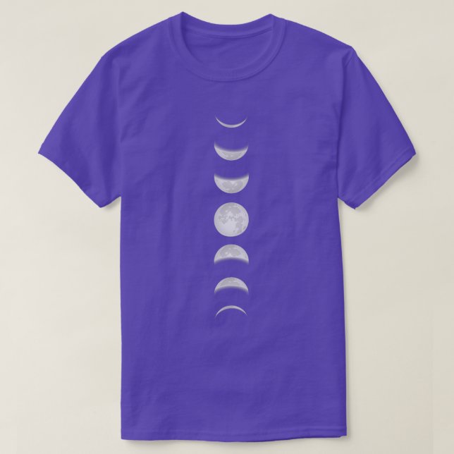 Moon Cycle Moon Phase Occultisc Tarot T-Shirt (Design vorne)