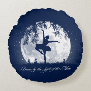 Moon Dance Round Pillow Rundes Kissen