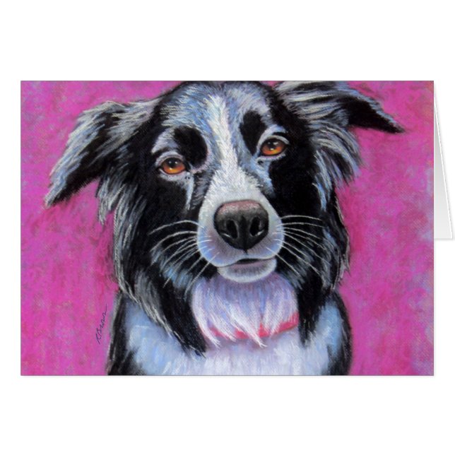 Moon Dog Border Collie (Vorderseite (Horizontal))