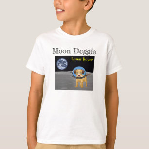 Moon Doggie Lunar Rover im Weltraum T - Shirt