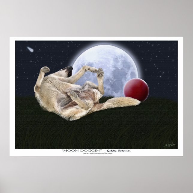 "MOON DOGGIN" Art Prints & Poster (Vorne)