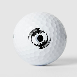 Moon Dragons Fantasy Design Golfball