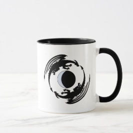 Moon Dragons Fantasy Design Tasse