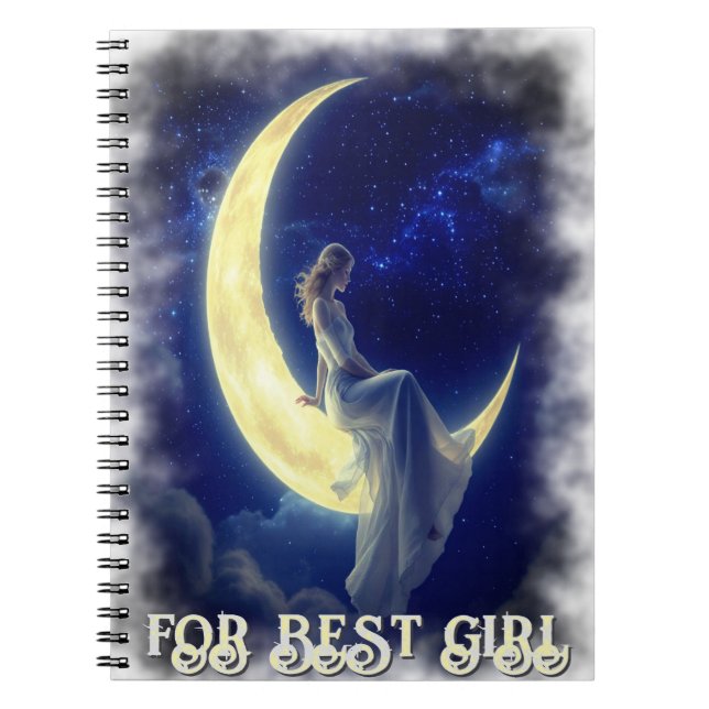 Moon Dreamer Notebook Magical Journal for Writers Notizblock (Vorderseite)