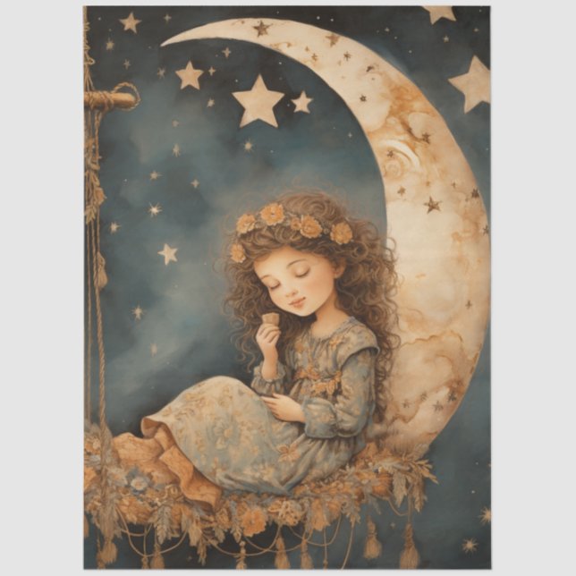 Moon Dreams Seidenpapier (Vorderseite)