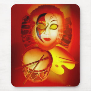 Moon Drummer Mousepad