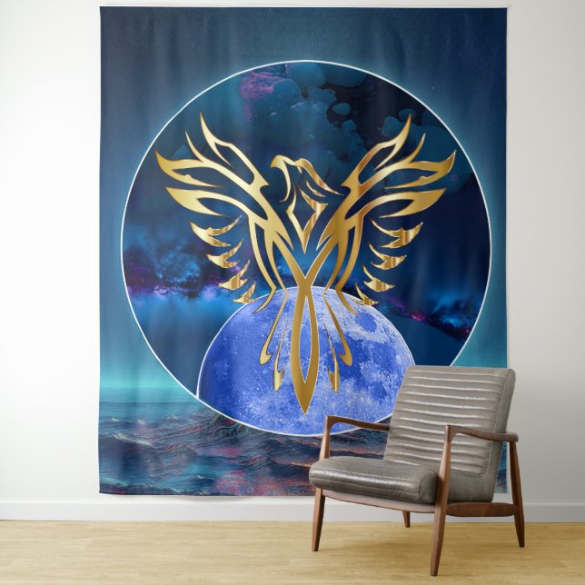 Moon Eagle Wandteppich (Beispiel)