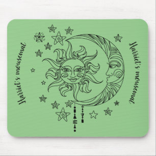 Moon et Stars tapis de souris - peut être personna