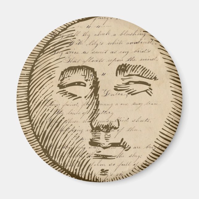 Moon Face Magnet (Vorne)