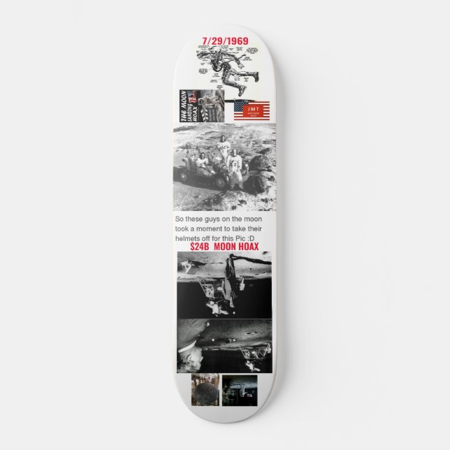 MOON FAKE 1969 Skateboard (Vorderseite)