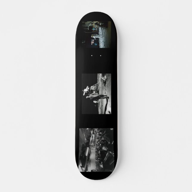 MOON-FAKE-Skateboard, 7¾ Zoll Deck Skateboard (Vorne)
