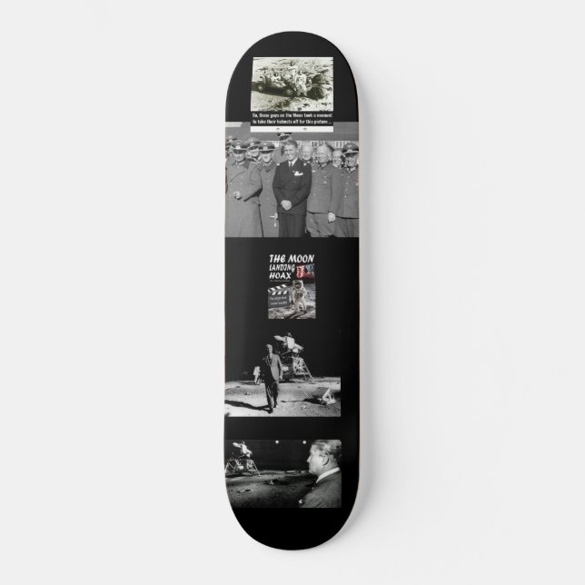 MOON-FAKE-Skateboard Skateboard (Vorderseite)