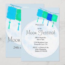 Moon Festival - Chinesische Herbstfestival Einladu