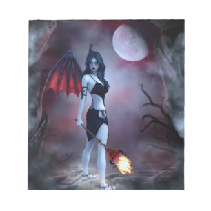 Moon fire Succubus Notizblock